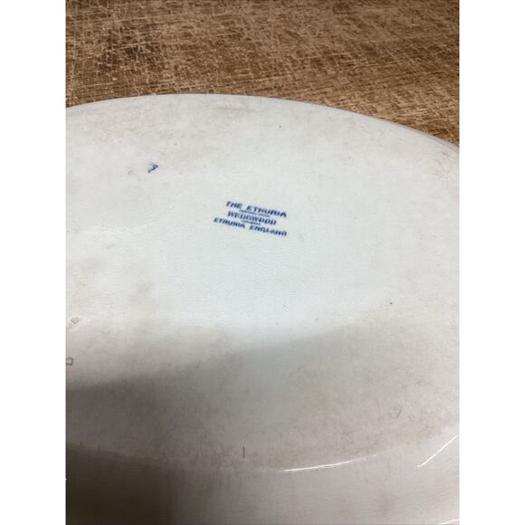 The Ethuria- Wedgwood Oval Floral Serving Dish - England - 14.5x11.75” - Picture 6 of 11